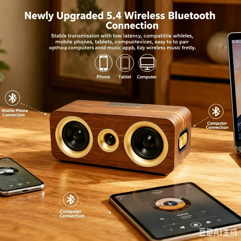 MG911 Hi-Fi Wireless Stereo Subwoofer 3000mAh Rechargeable FM Radio USB-driven Player Vintage Wood Desktop AUX Computer Speakers
MG911 Hi-Fi Wireless Stereo Subwoofer 3000mAh Rechargeable FM Radio USB-driven Player Vintage Wood Desktop AUX Computer Speakers