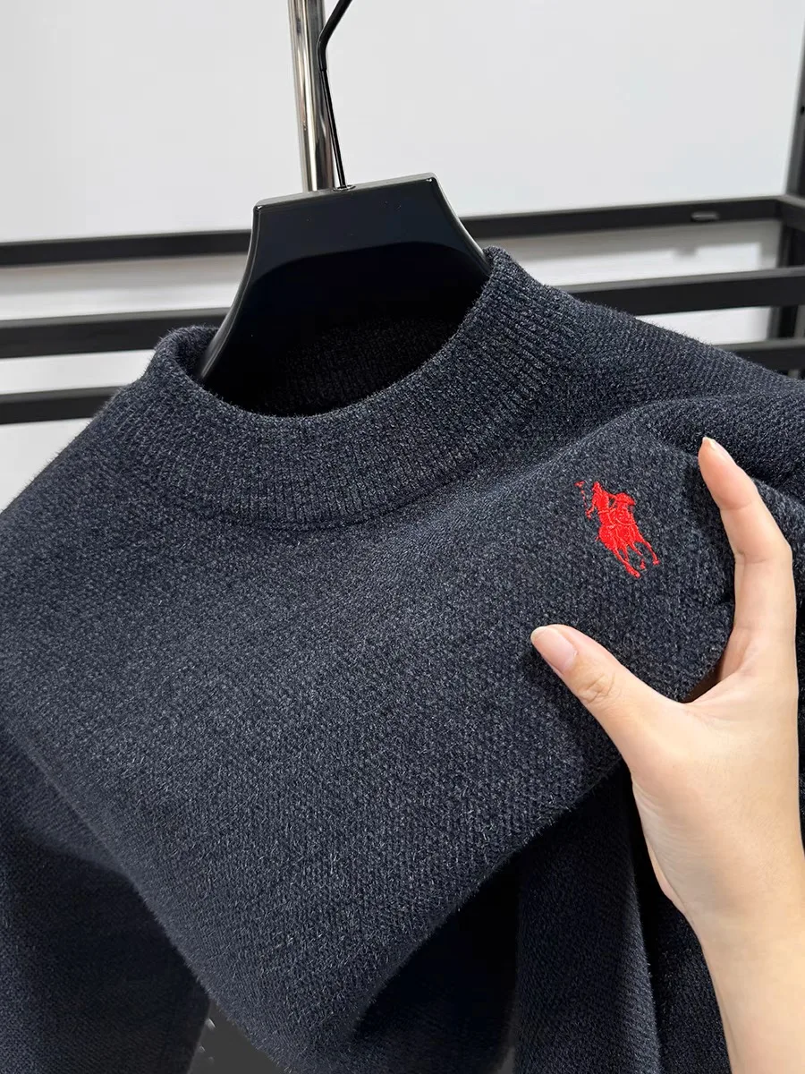 Luxury brand velvet warm round neck sweater men's winter fashion casual Paul high-end embroidered wool knitted pullover sweater
Luxury brand velvet warm round neck sweater men's winter fashion casual Paul high-end embroidered wool knitted pullover sweater