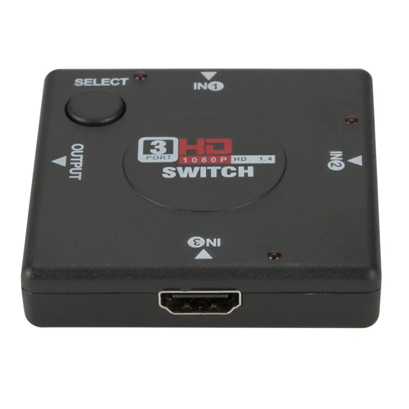 Hdmi переключатель три в одном hd видео 1080p три порта преобразования ТВ-приставка три разреза один
Hdmi переключатель три в одном hd видео 1080p три порта преобразования ТВ-приставка три разреза один