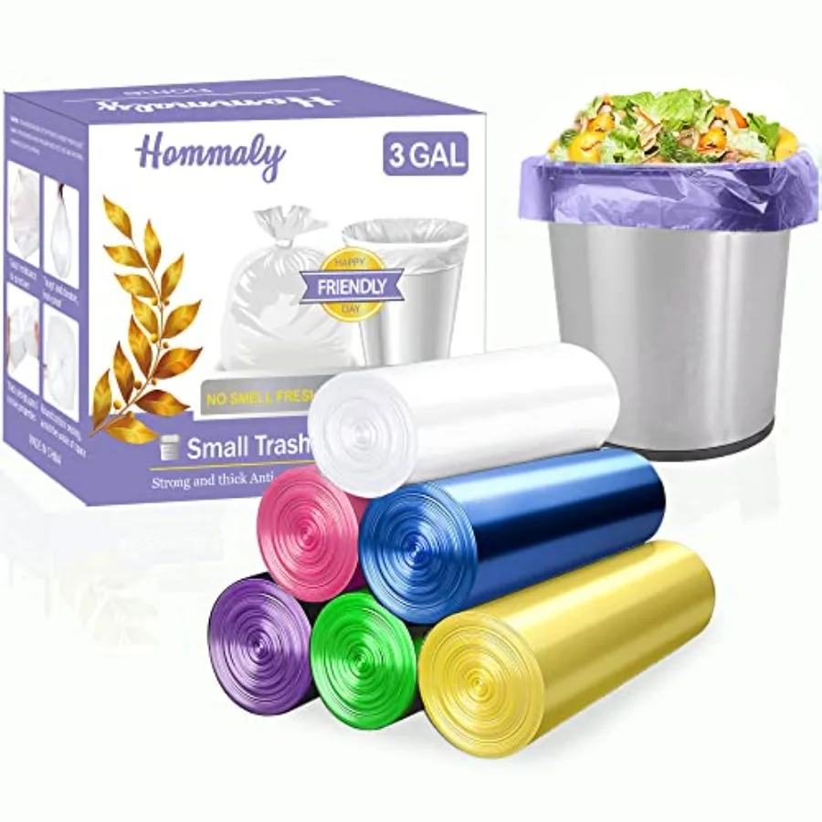 3 Gallon 180pcs Small Multi Trash Bags Strong Garbage Bags, Bathroom Trash Can Bin Liners, Plastic Bags for Office, Waste Baske
3 Gallon 180pcs Small Multi Trash Bags Strong Garbage Bags, Bathroom Trash Can Bin Liners, Plastic Bags for Office, Waste Baske