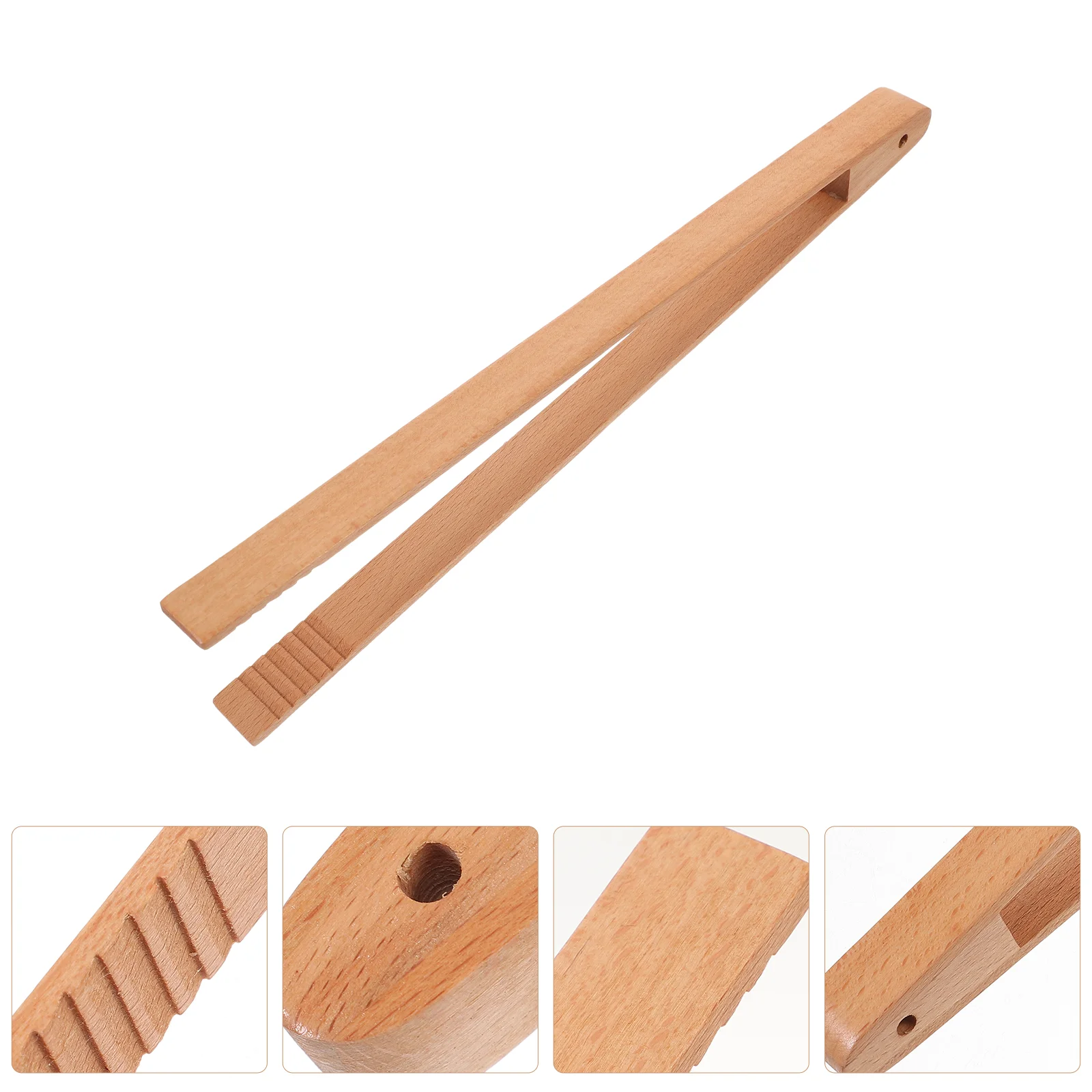 Wooden Food Clips Holder Kitchen Tongs Long Toaster Serving Tongs for Cooking Toast Bread wooden tongs 
Wooden Food Clips Holder Kitchen Tongs Long Toaster Serving Tongs for Cooking Toast Bread wooden tongs