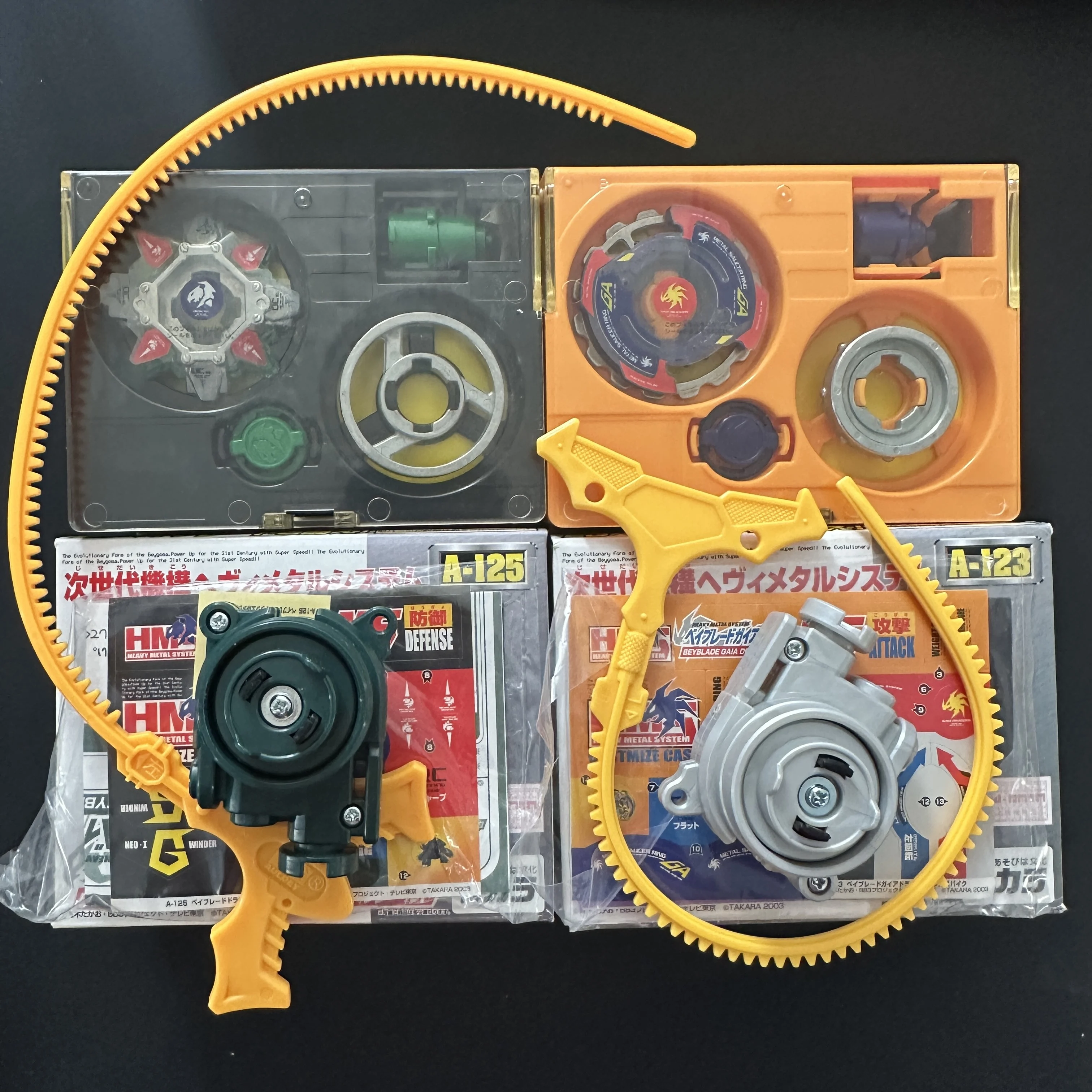 TAKARA TOMY Gyroscope TT A-123/ Gaia Dragoon / Strata Dragoon MS Original Series &Bley Bey A-125 Draciel MS Original Series G-R
TAKARA TOMY Gyroscope TT A-123/ Gaia Dragoon / Strata Dragoon MS Original Series &Bley Bey A-125 Draciel MS Original Series G-R