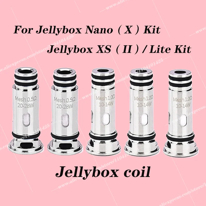 Jellybox Nano Coil 0,5 Ом 1,0 Ом сетчатые катушки для Jellybox Nano/Jellybox Nano X/Jellybox Air X/ Jellybox Z/F Kit
Jellybox Nano Coil 0,5 Ом 1,0 Ом сетчатые катушки для Jellybox Nano/Jellybox Nano X/Jellybox Air X/ Jellybox Z/F Kit