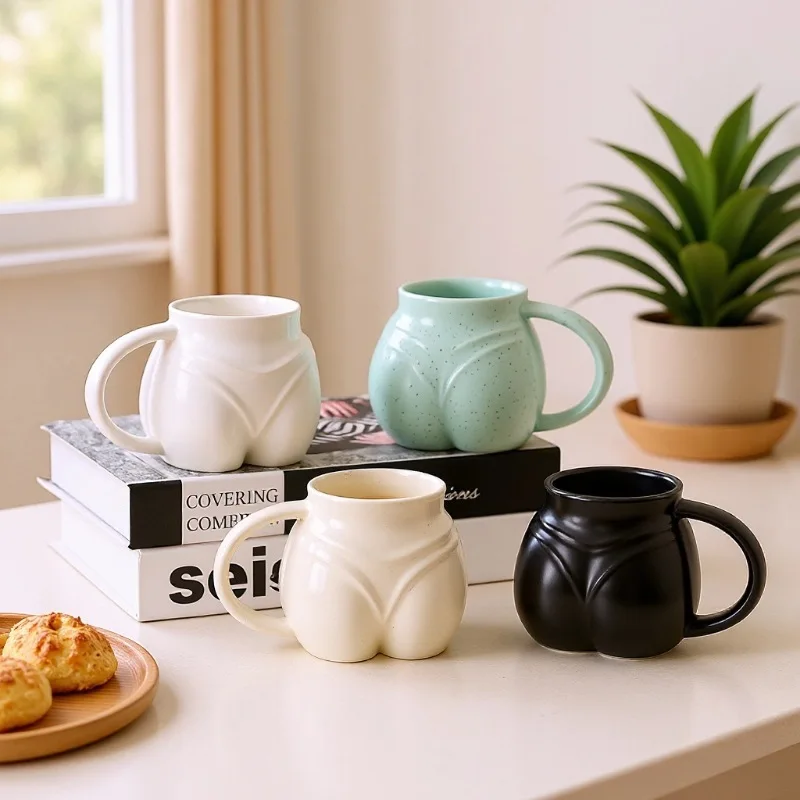 Funny Bikini Butt Shaped Ceramic Mug Sexy Female Body Design Creative Coffee Tea Drinking Cup
Funny Bikini Butt Shaped Ceramic Mug Sexy Female Body Design Creative Coffee Tea Drinking Cup