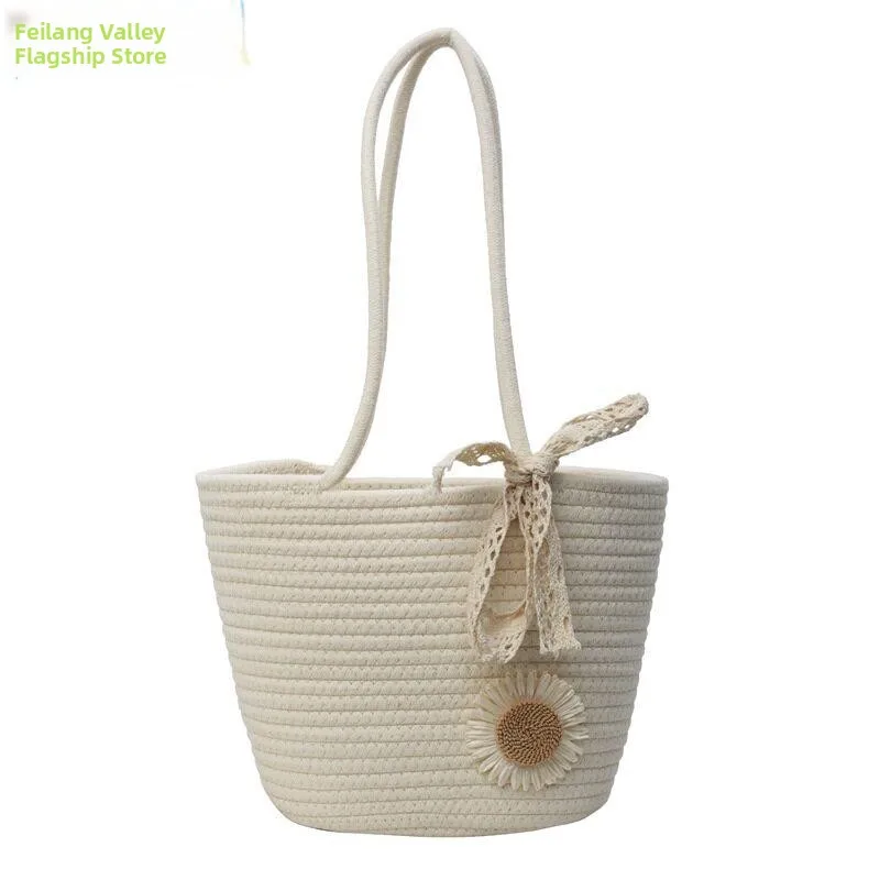 Large Capacity Straw Woven Bag Women's 2026 New Holiday Beach Bucket Bag Commuter Canvas Tote Bag Vegetable Basket Handbag
Large Capacity Straw Woven Bag Women's 2026 New Holiday Beach Bucket Bag Commuter Canvas Tote Bag Vegetable Basket Handbag