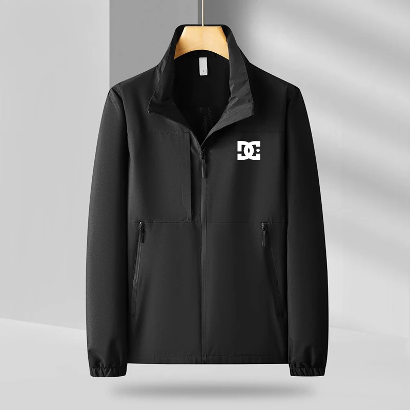 Spring Autumn new men high-end thin jacket coat fashionable casual print windproof waterproof standing collar submachine jacket
Spring Autumn new men high-end thin jacket coat fashionable casual print windproof waterproof standing collar submachine jacket