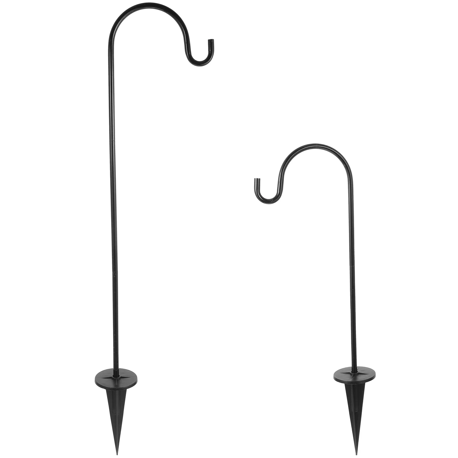 2 Pcs Short Shepards Hooks for Outdoor Iron Floor Plug Stylish Lantern Black In-Ground Shepherds
2 Pcs Short Shepards Hooks for Outdoor Iron Floor Plug Stylish Lantern Black In-Ground Shepherds