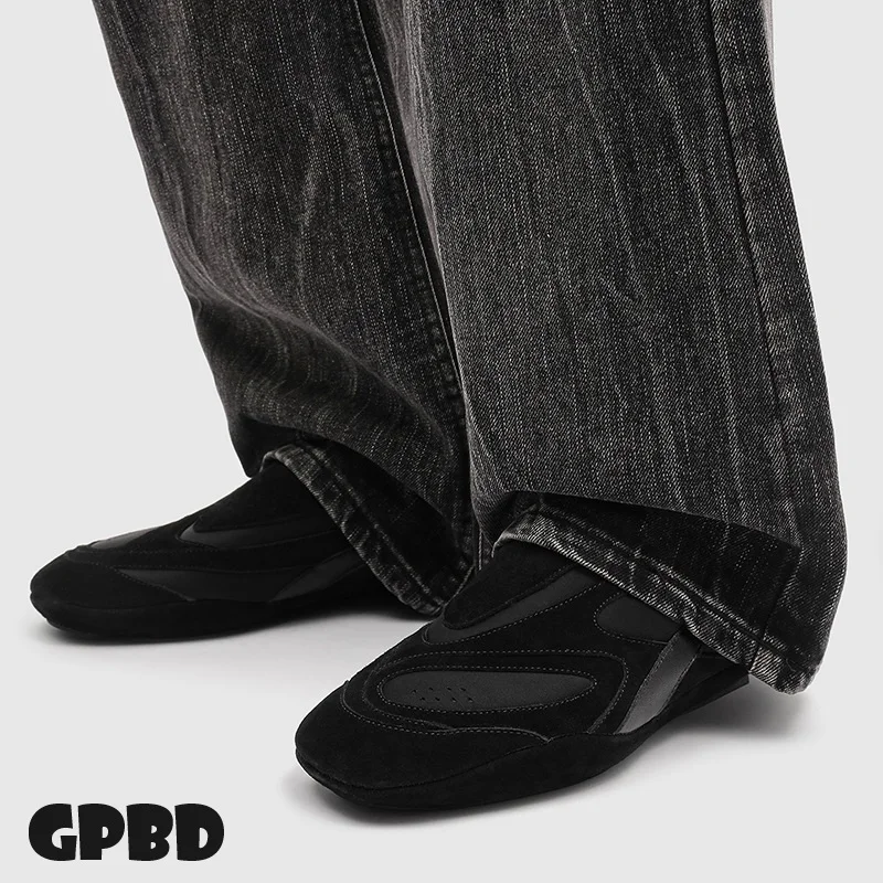 GPBD Formal Shoes Men's Style 2026 One-Piece Slip-On Stylish Flat-Top Casual Synthetic Leather Upper Loafers Sewn Seam Design
GPBD Formal Shoes Men's Style 2026 One-Piece Slip-On Stylish Flat-Top Casual Synthetic Leather Upper Loafers Sewn Seam Design