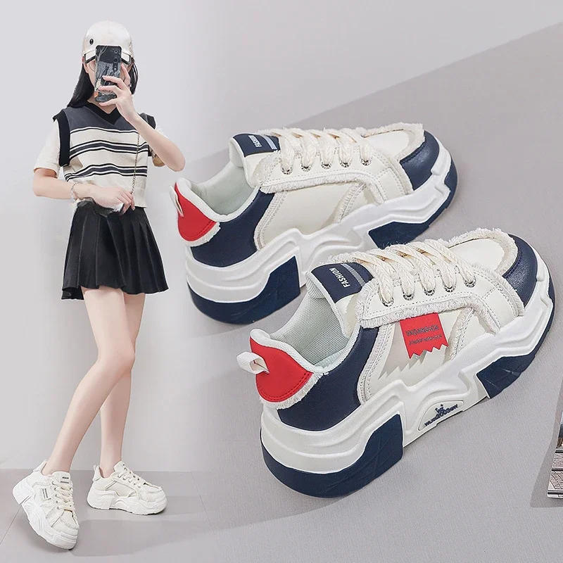 2024 Autumn New Women's Casual Fashion Thick Soles Increase Women's Shoes Sneakers Women
2024 Autumn New Women's Casual Fashion Thick Soles Increase Women's Shoes Sneakers Women