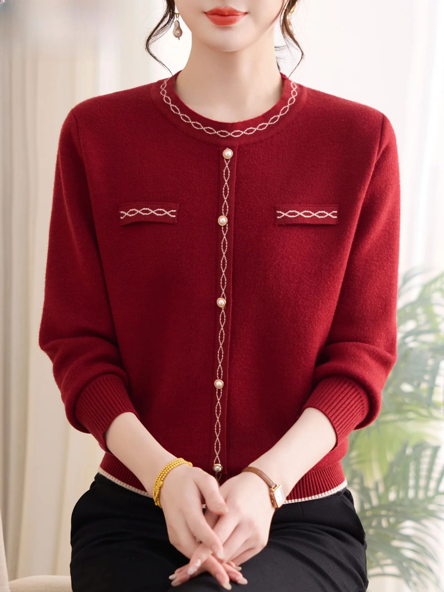Stylish Thin Knitted Sweater Top for Women Fashionable Inner Wear Maternity Wedding Party Clothes Shape Standard Size
Stylish Thin Knitted Sweater Top for Women Fashionable Inner Wear Maternity Wedding Party Clothes Shape Standard Size