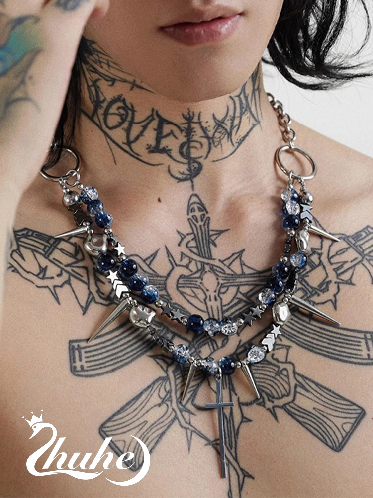 ZHUHE Deep Sea Star Necklace Neo-Gothic Copper Alloy Jewelry For Men And Women Party Gifts
ZHUHE Deep Sea Star Necklace Neo-Gothic Copper Alloy Jewelry For Men And Women Party Gifts