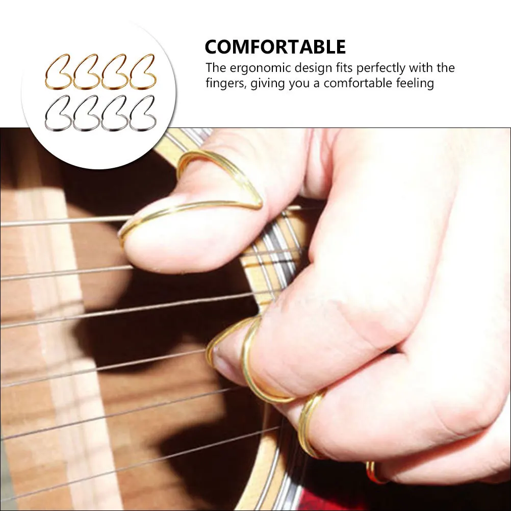8 Pcs Guitar Pick Fingertip Protector Protectors for Picks Covers Musical Instrument Acoustic
8 Pcs Guitar Pick Fingertip Protector Protectors for Picks Covers Musical Instrument Acoustic