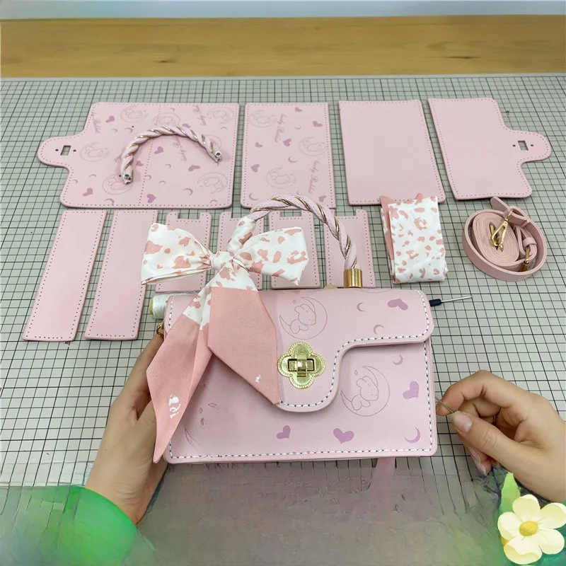 Handwoven Cartoon Rabbit Sakura Crossbody Small Square Bag DIY Material Kit New 2025 Faion Tote Bag Women's Handbag
Handwoven Cartoon Rabbit Sakura Crossbody Small Square Bag DIY Material Kit New 2025 Faion Tote Bag Women's Handbag