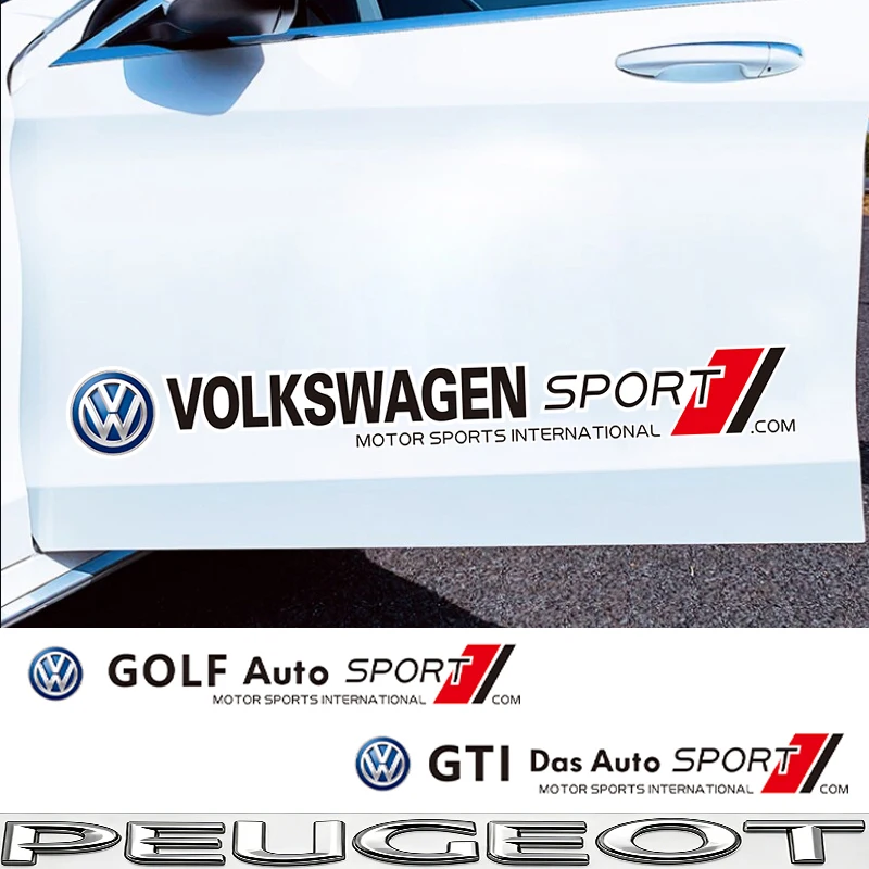 Car Vinyl Stickers VW Logo Door Decoration Protector Accessories For VW Golf Tiguan T-Roc Polo Passat ID.4 T-Cross ID.3 Taigo
Car Vinyl Stickers VW Logo Door Decoration Protector Accessories For VW Golf Tiguan T-Roc Polo Passat ID.4 T-Cross ID.3 Taigo