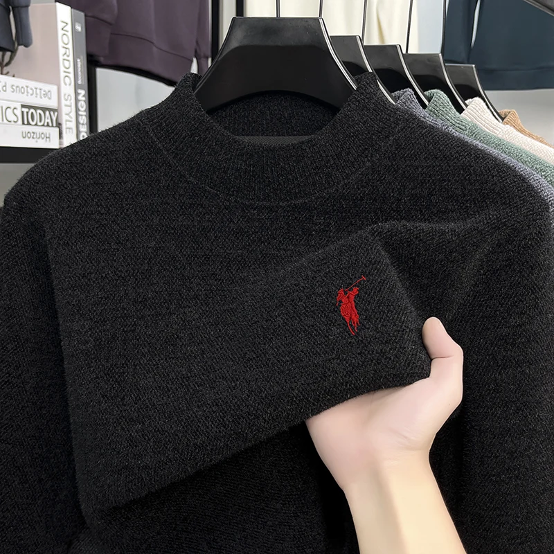 High End Embroidered Velvet Thickened Half Zip Hoodie for Men's Winter New Warm One-piece Velvet Stand Up Collar To
High End Embroidered Velvet Thickened Half Zip Hoodie for Men's Winter New Warm One-piece Velvet Stand Up Collar To