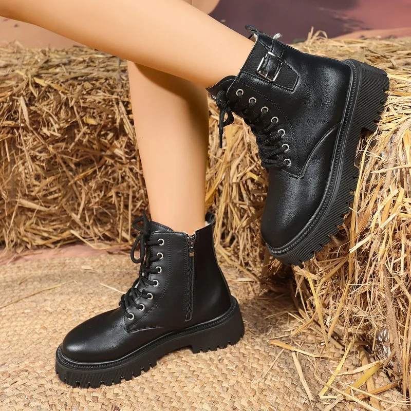 2025 пикантные элегантные зимние ботинки, новые однотонные бархатные ботинки с круглым носком, теплые удобные модные женские ботильоны
2025 пикантные элегантные зимние ботинки, новые однотонные бархатные ботинки с круглым носком, теплые удобные модные женские ботильоны