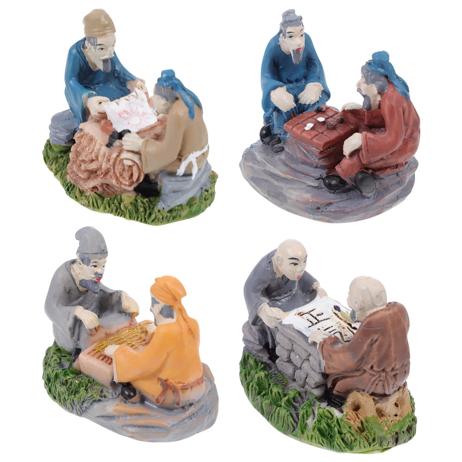 4Pcs Mini Figure Decors Resin Ornaments Durable Fashionable Safe Aquarium Micro Landscape Decoration Living Room Bedroom Kitchen
4Pcs Mini Figure Decors Resin Ornaments Durable Fashionable Safe Aquarium Micro Landscape Decoration Living Room Bedroom Kitchen