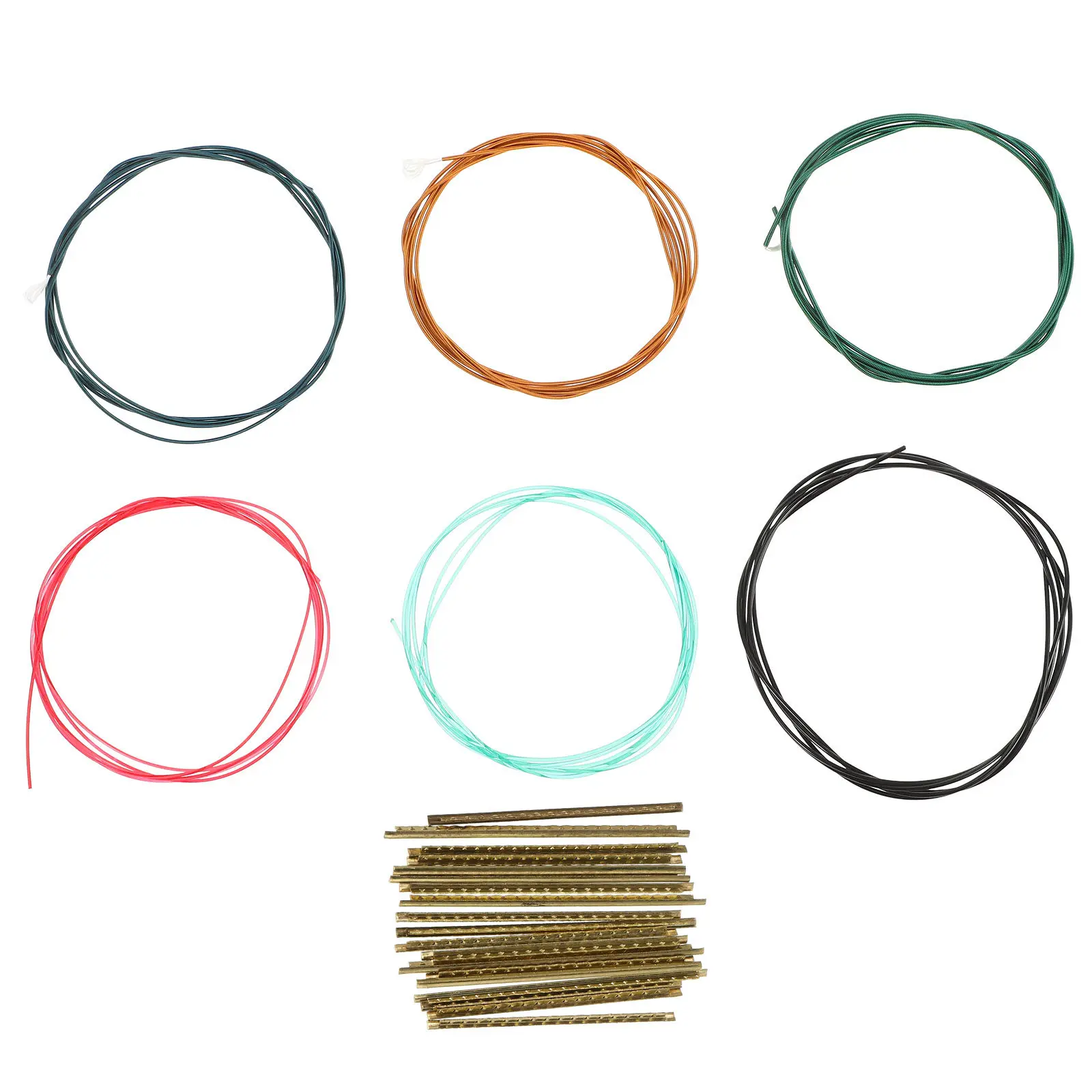 1 комплект сменных струн для классической гитары, цветные износостойкие струны с латунными ладами, идеально подходят для начинающих и профессионалов.
1 комплект сменных струн для классической гитары, цветные износостойкие струны с латунными ладами, идеально подходят для начинающих и профессионалов.