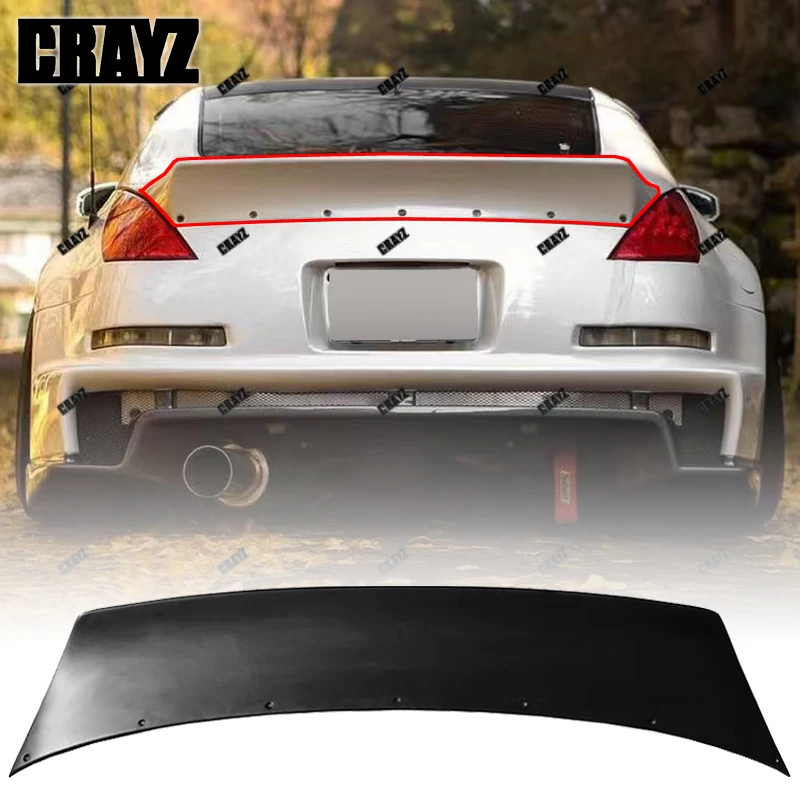 For 2003-2008 Nissan 350Z Fairlady Z34 | Rocket Bunny Style Duckbill Rear Trunk Lid Wing Spoiler ABS Plastic
For 2003-2008 Nissan 350Z Fairlady Z34 | Rocket Bunny Style Duckbill Rear Trunk Lid Wing Spoiler ABS Plastic