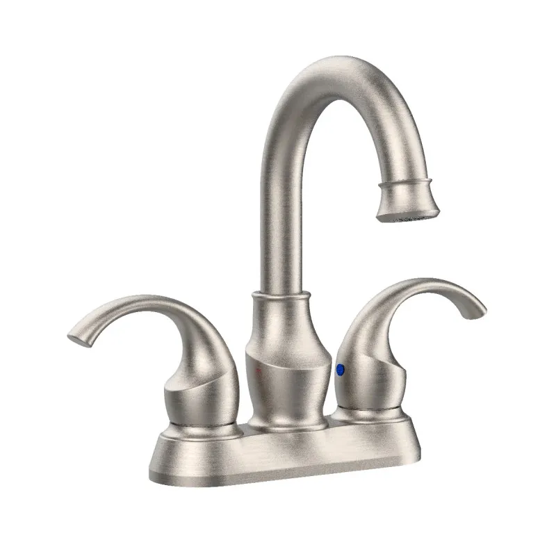 Brushed Faucet Bathroom 4 inch Hot Cold Water Mixer Crane Deck Mounted American Style Bath Tap Basin Mixer Brass Brush Gold
Brushed Faucet Bathroom 4 inch Hot Cold Water Mixer Crane Deck Mounted American Style Bath Tap Basin Mixer Brass Brush Gold