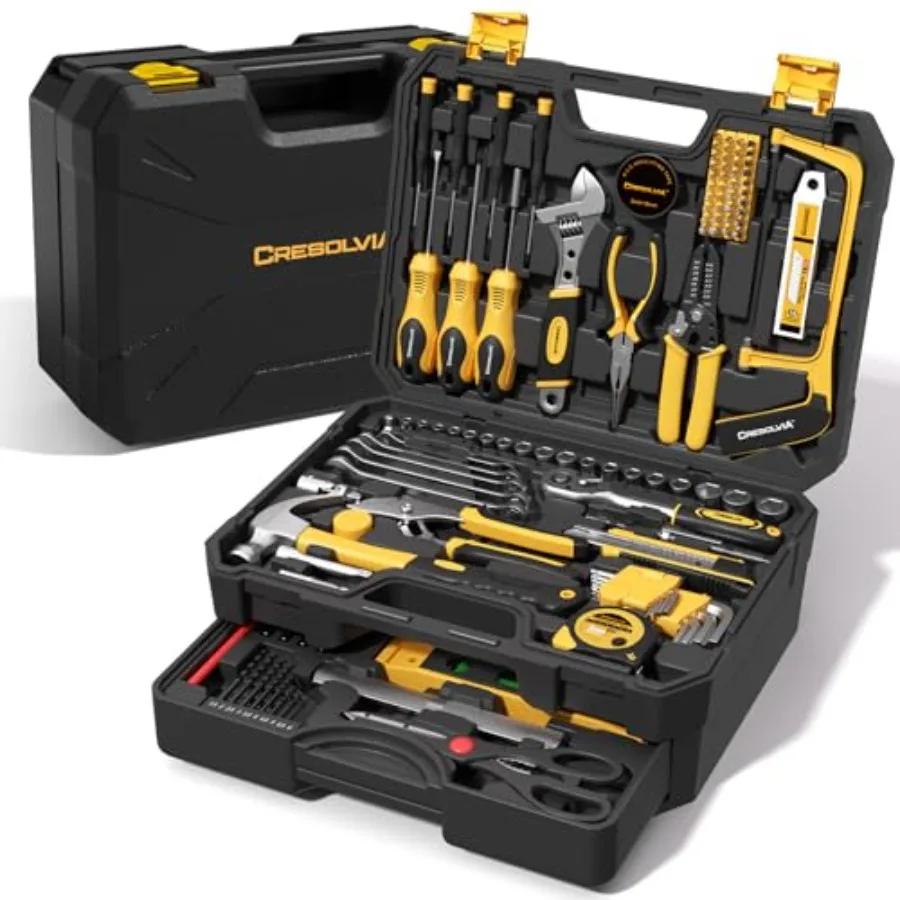 339 Piece Tool Set, Tool Kit for Home and Car, General Household Hand Tool Box for Men, Basic Tool Set for Home and Auto Repair