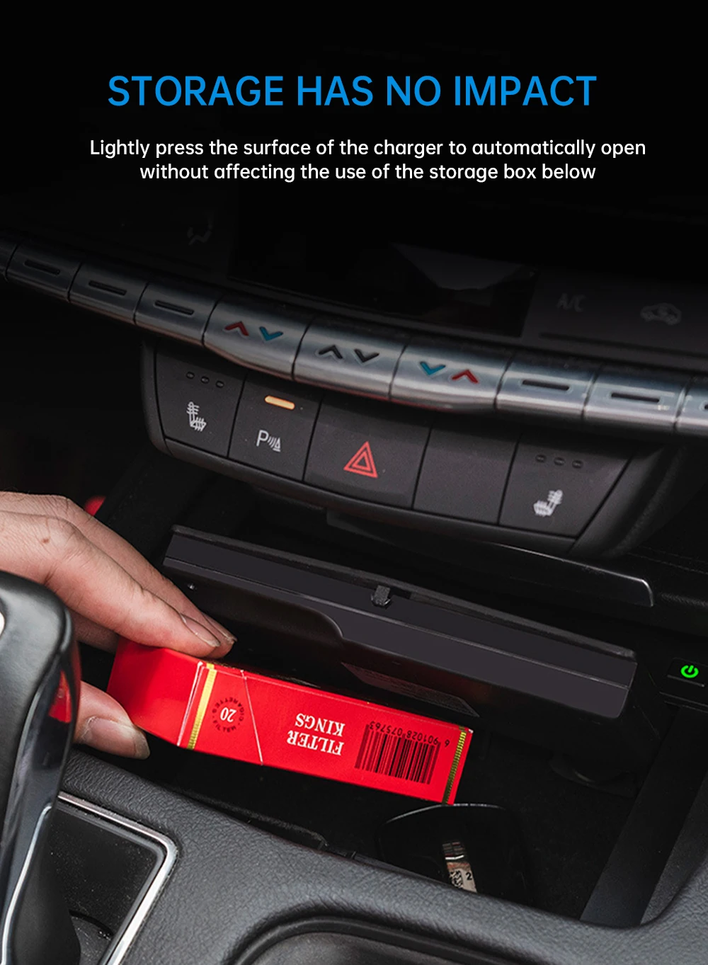 15W Fast Car Wireless Charger Holder Adapter for Cadillac XT4 2018-2023 LHD Interior Accessories Cell Phone Charging Pad
15W Fast Car Wireless Charger Holder Adapter for Cadillac XT4 2018-2023 LHD Interior Accessories Cell Phone Charging Pad