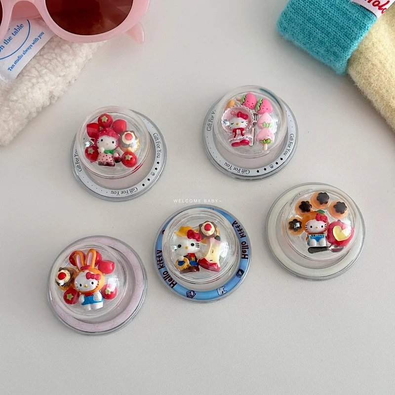 Cute Sanrio Hello Kitty 3D Crystal Ball Strong Magnetic Bracket for Magsafe Phone Foldable Phone Stand Holder Case Accessorie
Cute Sanrio Hello Kitty 3D Crystal Ball Strong Magnetic Bracket for Magsafe Phone Foldable Phone Stand Holder Case Accessorie