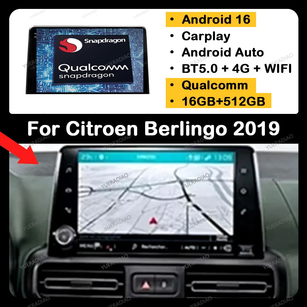 Android 16 Car Radio For Citroen Berlingo 2019 Peugeot Partner For Peugeot Rifter 2020 For Opel Combo Multimedia Player GPS WIFI
Android 16 Car Radio For Citroen Berlingo 2019 Peugeot Partner For Peugeot Rifter 2020 For Opel Combo Multimedia Player GPS WIFI