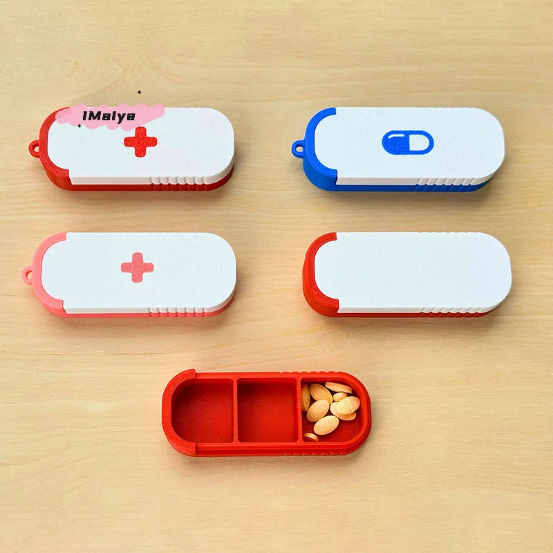 Контейнер для таблеток M-3 с тремя отделениями, выдвижной крышкой и брелоком, портативный, для ежедневного использования и путешествий
Контейнер для таблеток M-3 с тремя отделениями, выдвижной крышкой и брелоком, портативный, для ежедневного использования и путешествий