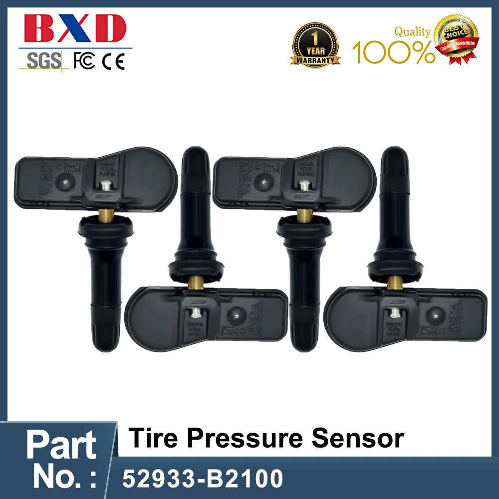 1/4PCS Tire Pressure Sensor 433Mhz 52933-B2100 For 2016-2021 Hyundai Creta 2013-2019 Hyundai I10 2013-2018 Kia Soul Car Parts
1/4PCS Tire Pressure Sensor 433Mhz 52933-B2100 For 2016-2021 Hyundai Creta 2013-2019 Hyundai I10 2013-2018 Kia Soul Car Parts