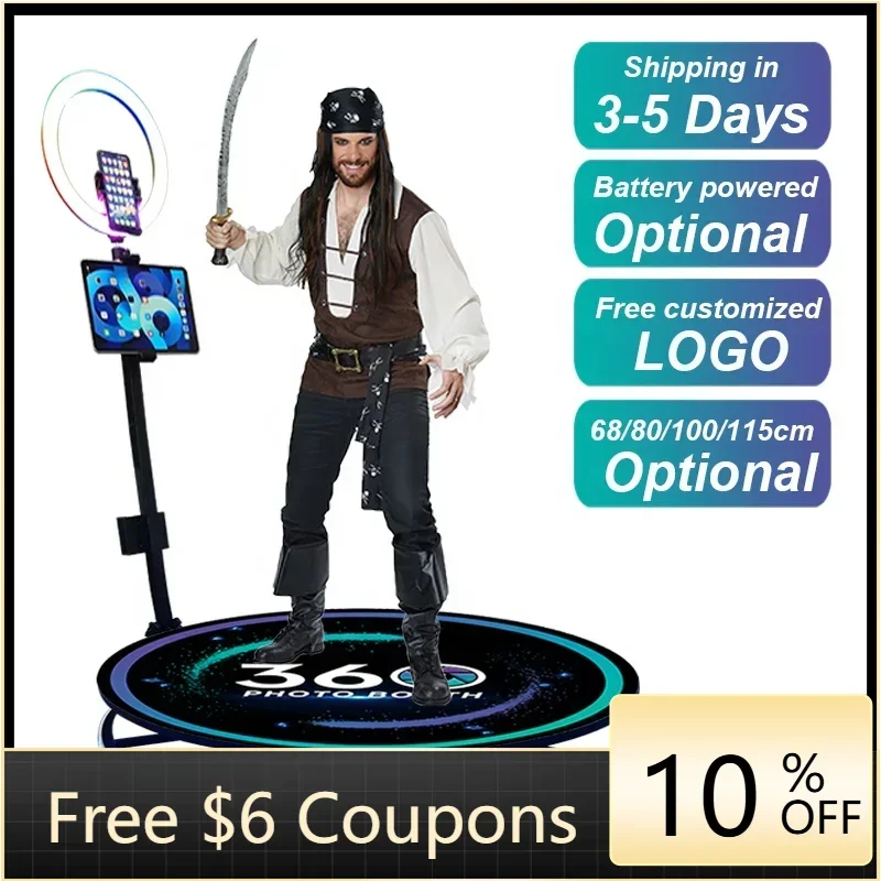 DZ WJW CJM Advanced customized products Event Standing Platform 360 Rotating Video Photo Booth with Props Accessories and Pack
DZ WJW CJM Advanced customized products Event Standing Platform 360 Rotating Video Photo Booth with Props Accessories and Pack