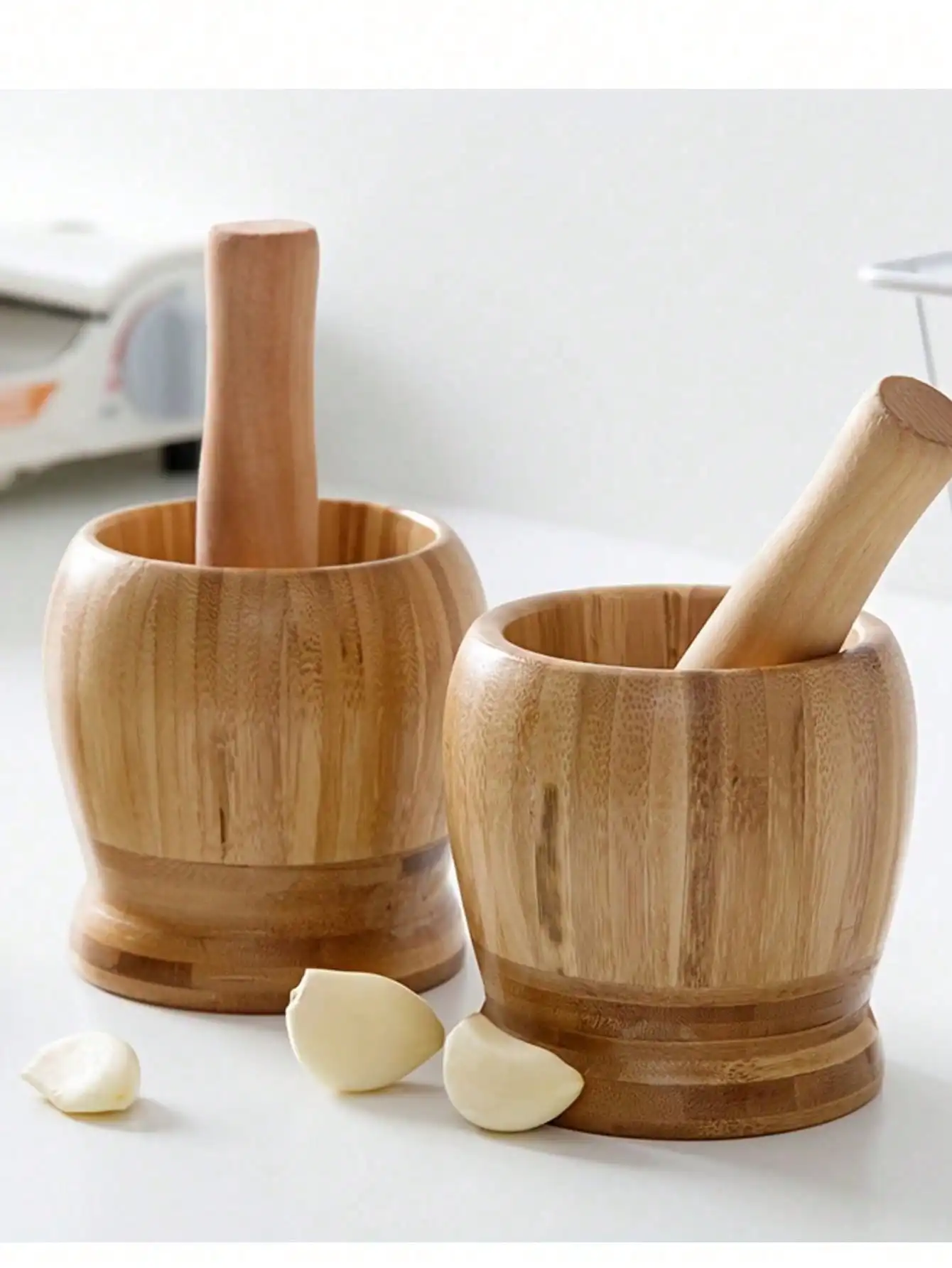 Mortar Pestle with Lid Grinding Garlic Spices Herb Ginger Peppercorns Kitchen
Mortar Pestle with Lid Grinding Garlic Spices Herb Ginger Peppercorns Kitchen