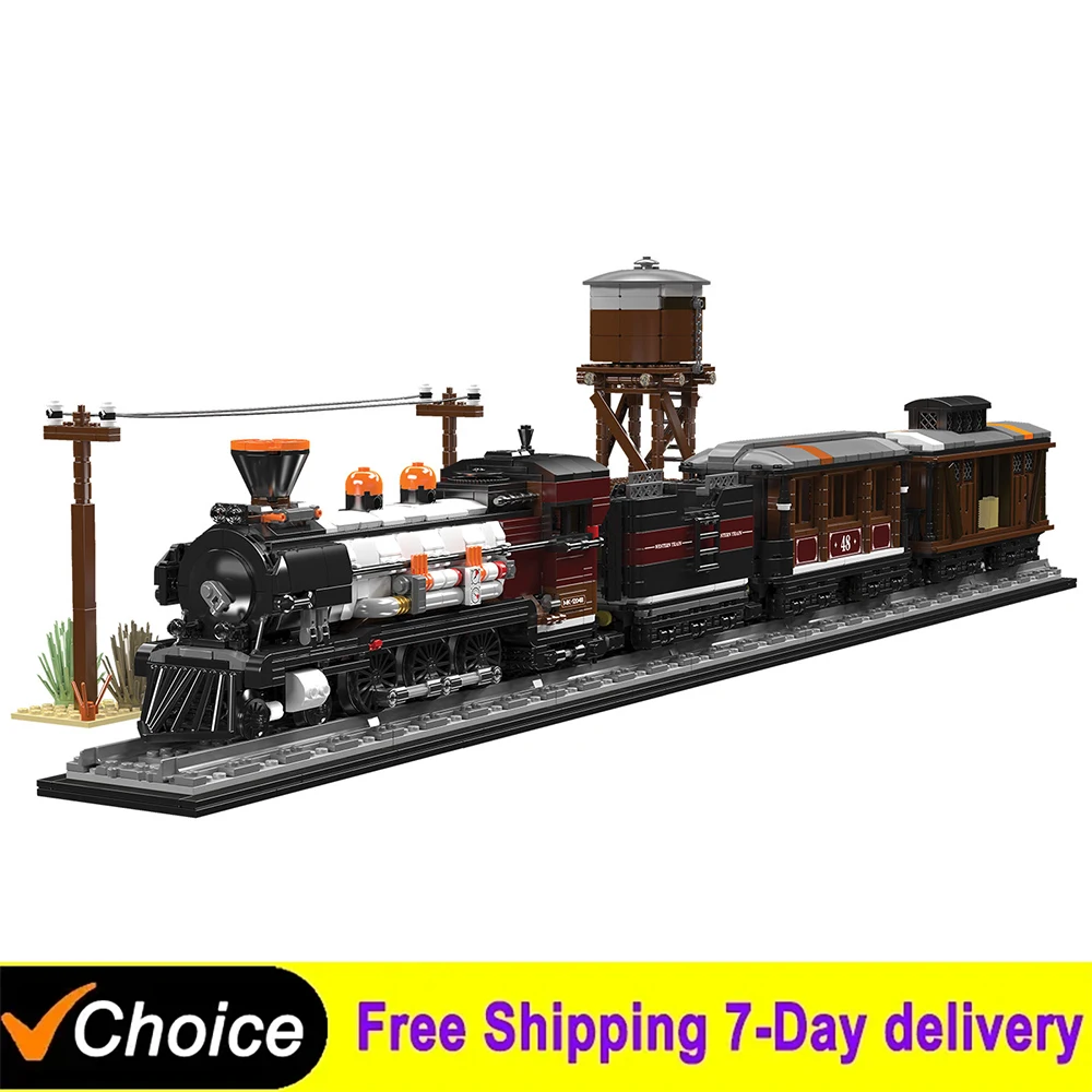MO2462Pcs Technical Train The Western trains Model Building Blocks Assembling Bricks Toys Adult DIY Collection Gift Boys
MO2462Pcs Technical Train The Western trains Model Building Blocks Assembling Bricks Toys Adult DIY Collection Gift Boys