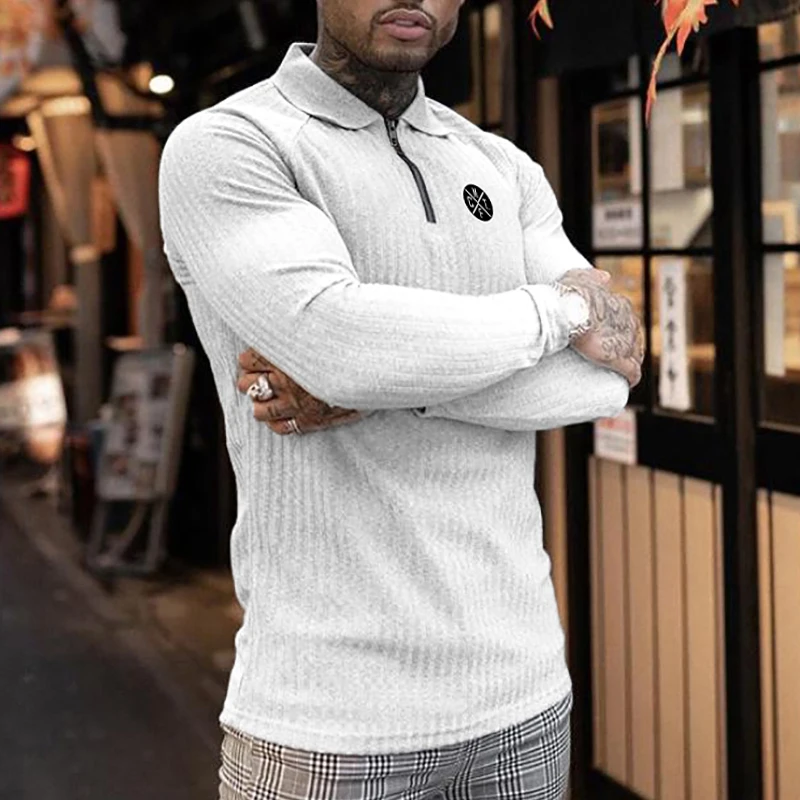 Men's Autumn Clothes Polo T-shirt Slim Fit Comfortable Bottoming Shirt Business Casual Long Sleeves Tops
Men's Autumn Clothes Polo T-shirt Slim Fit Comfortable Bottoming Shirt Business Casual Long Sleeves Tops