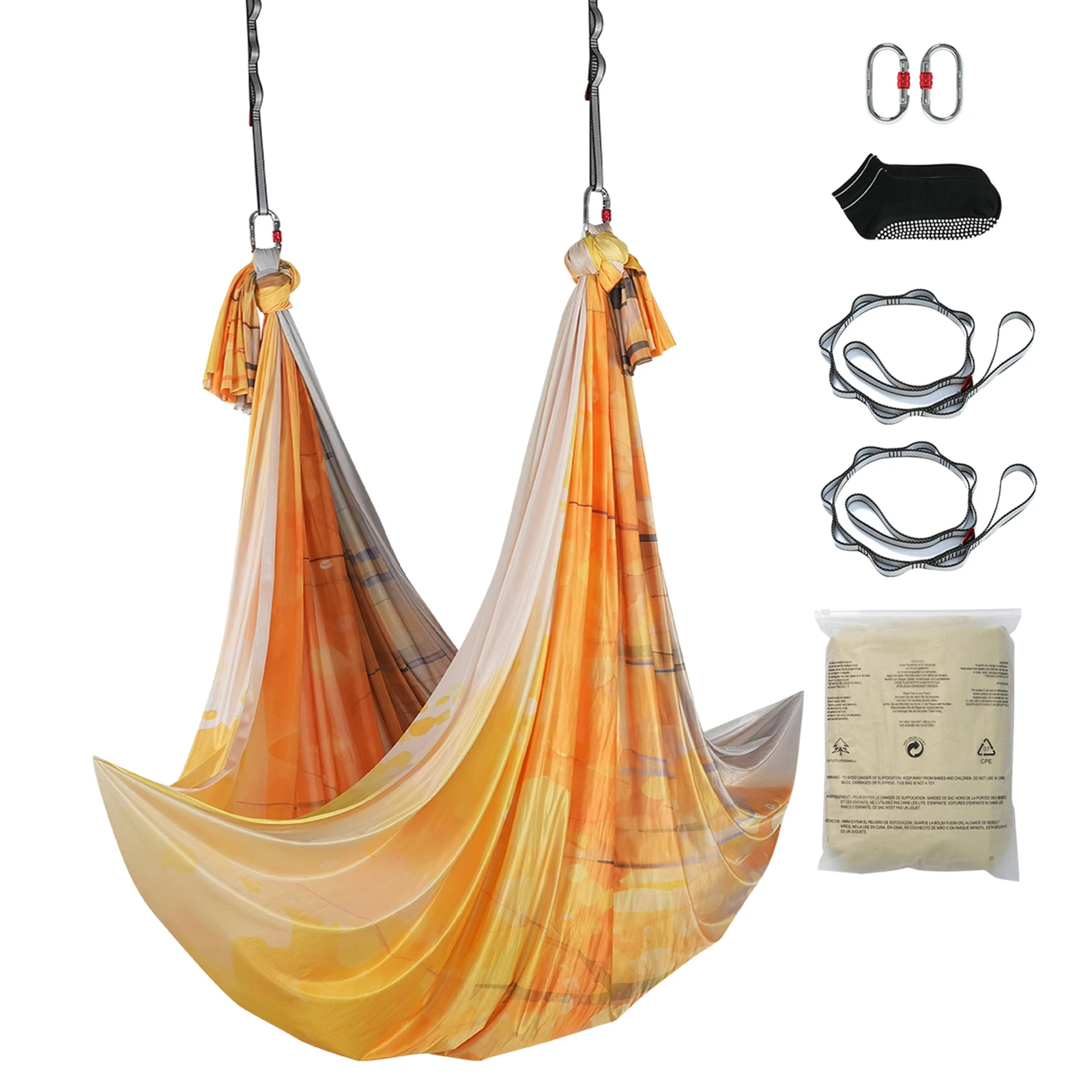 SucceBuy 5.5 Yards Aerial Yoga Hammock & Swing Nylon Fabric Full Rigging Hardware for Antigravity Yoga Fitness Bodybuilding
SucceBuy 5.5 Yards Aerial Yoga Hammock & Swing Nylon Fabric Full Rigging Hardware for Antigravity Yoga Fitness Bodybuilding