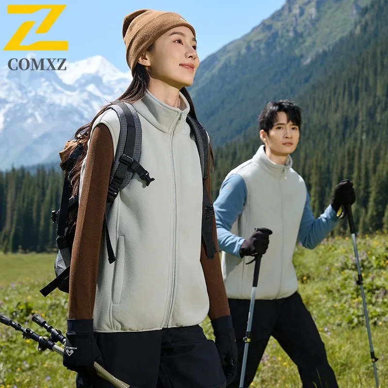 COMXZ 2025 Men Ultra Fine Fleece Vest Winter Warm Stand Collar Fleece Top Plush Lined Casual Outdoor Sport Warm tactics Coat
COMXZ 2025 Men Ultra Fine Fleece Vest Winter Warm Stand Collar Fleece Top Plush Lined Casual Outdoor Sport Warm tactics Coat