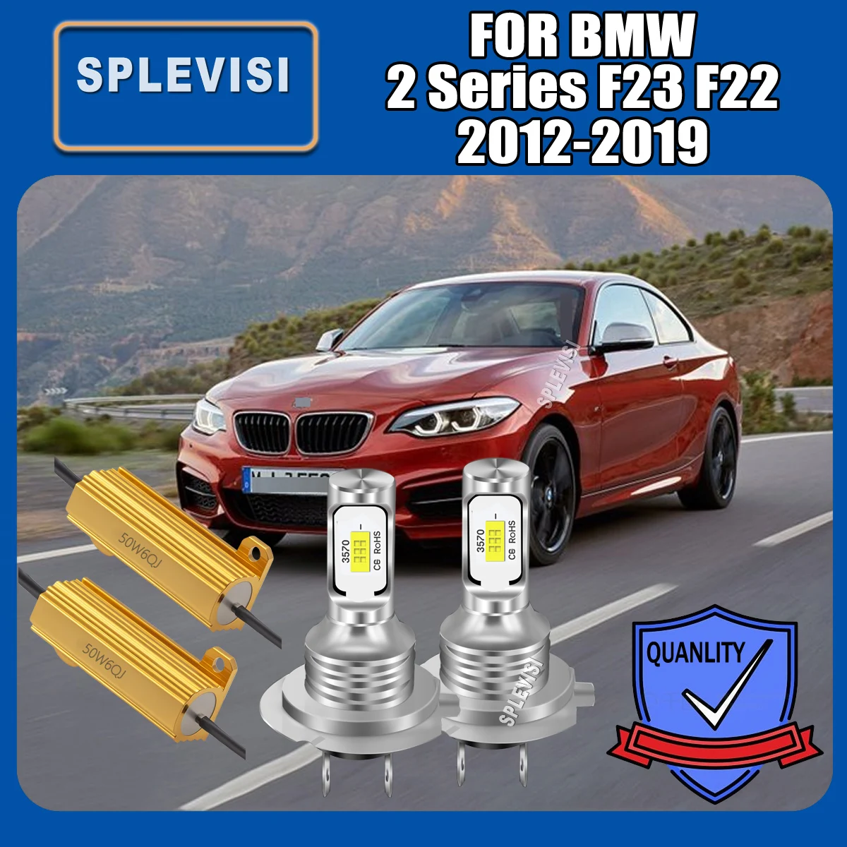 White Headlights LED Bulbs Lights No Warning Operation for LED Headlight For BMW 2 Series F23 F22 2012 2013 2014 2015 2016-2019
White Headlights LED Bulbs Lights No Warning Operation for LED Headlight For BMW 2 Series F23 F22 2012 2013 2014 2015 2016-2019
