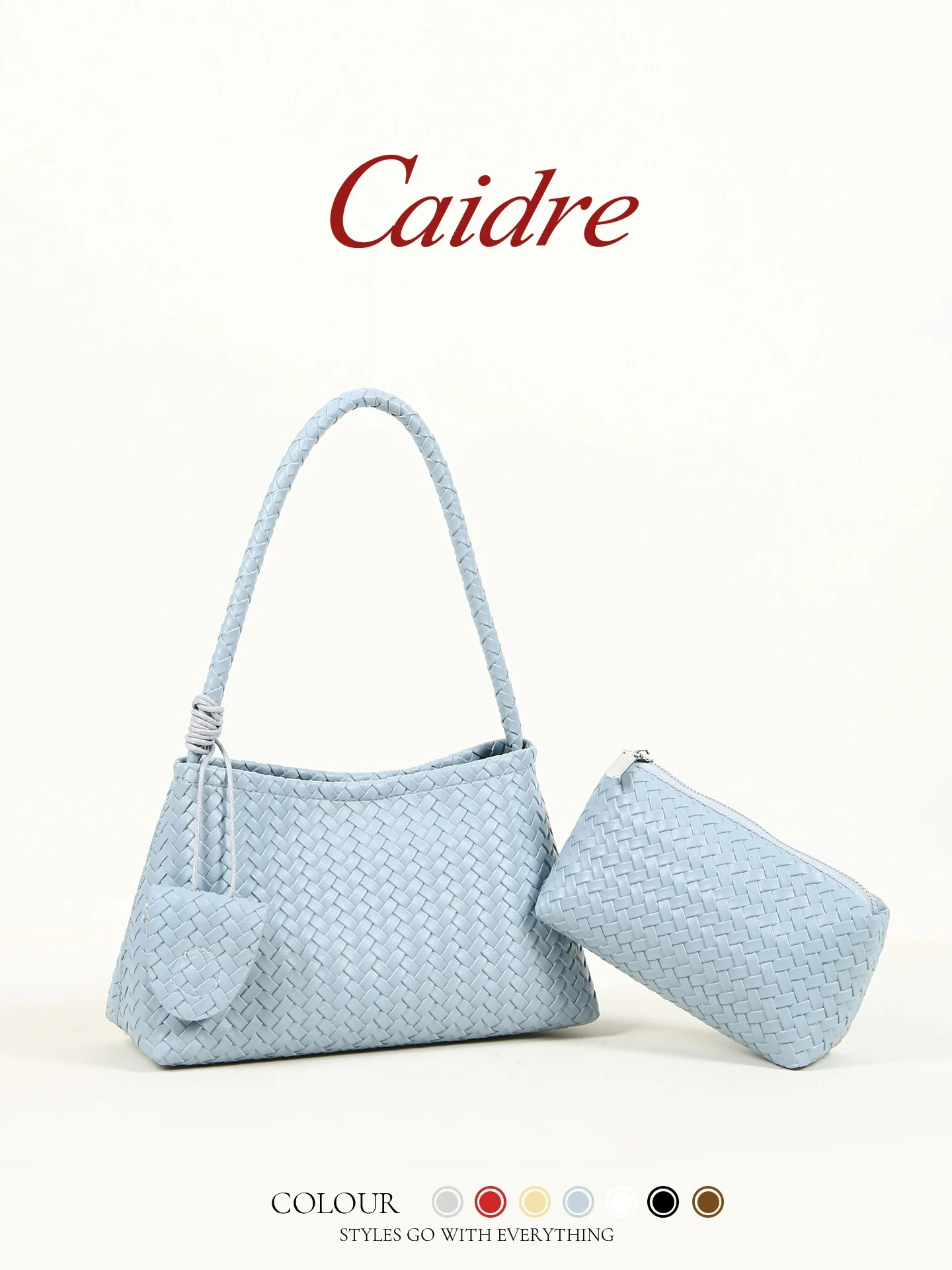 Caidre Woven Shoulder Underarm Bag Women's 2026 New Fashion Work Bag Small Square Bag Single Handle Casual Tote Bag
Caidre Woven Shoulder Underarm Bag Women's 2026 New Fashion Work Bag Small Square Bag Single Handle Casual Tote Bag