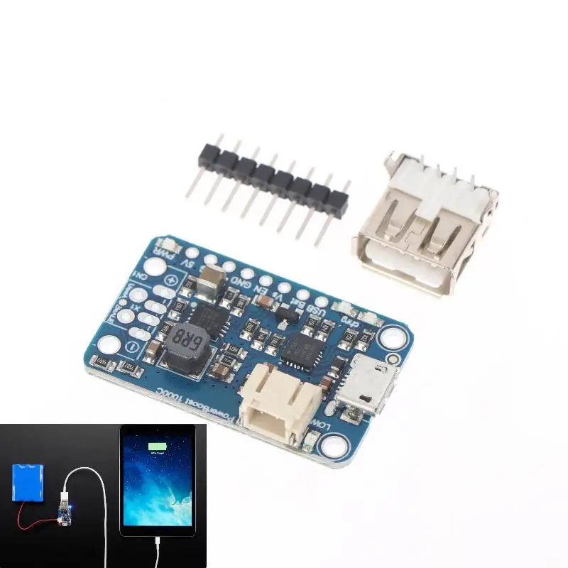 【MO】2465 Spot Module Rechargeable 5V Lipo USB Boost Charger PowerBoost 1000 Lithium Battery Charger High Capacity 1A-1000C
【MO】2465 Spot Module Rechargeable 5V Lipo USB Boost Charger PowerBoost 1000 Lithium Battery Charger High Capacity 1A-1000C