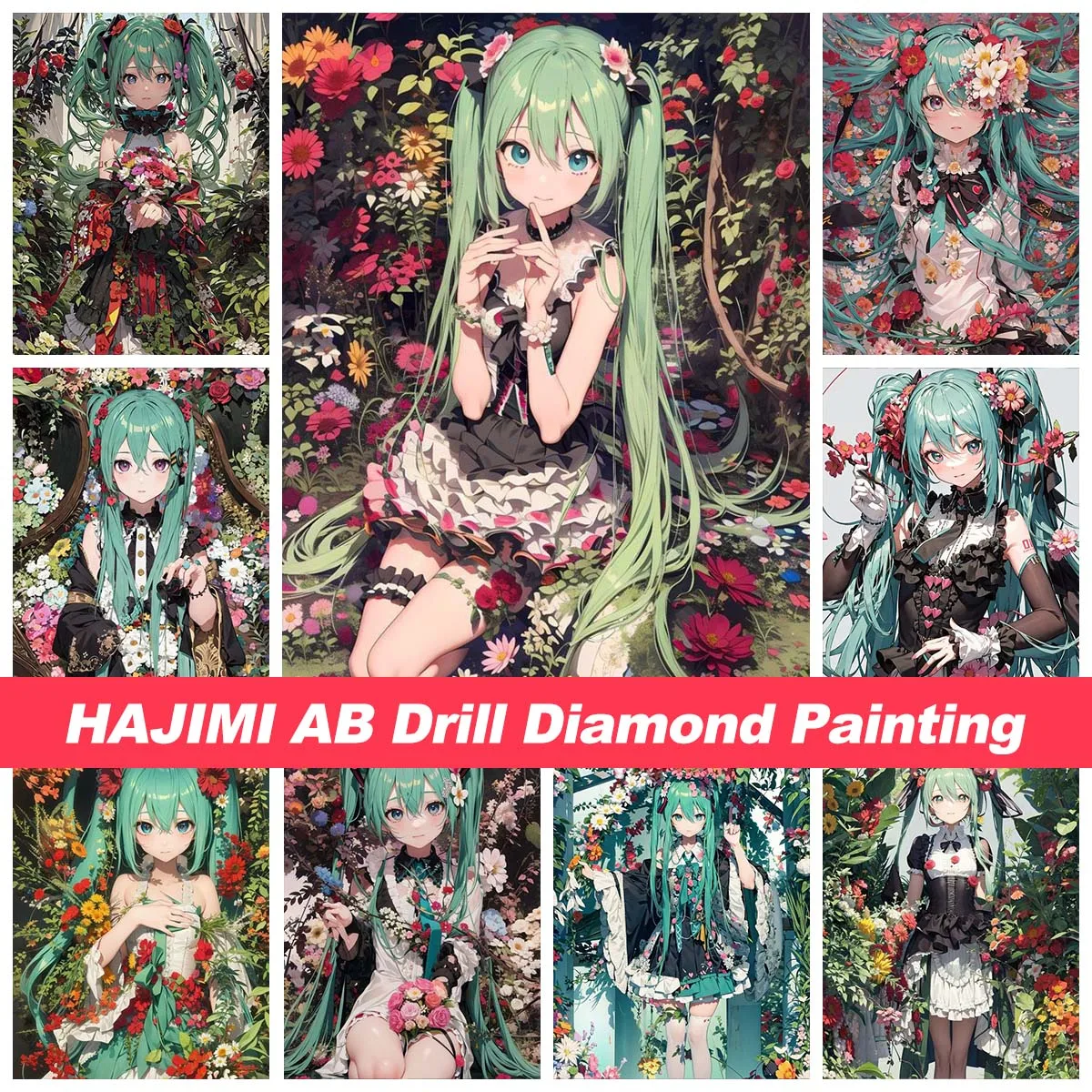 Japanese Anime Singer Miku 5D DIY AB Diamond Painting Mosaic Embroidery Cartoon Girl Rhinestones Cross Stitch Home Decor Gift
Japanese Anime Singer Miku 5D DIY AB Diamond Painting Mosaic Embroidery Cartoon Girl Rhinestones Cross Stitch Home Decor Gift