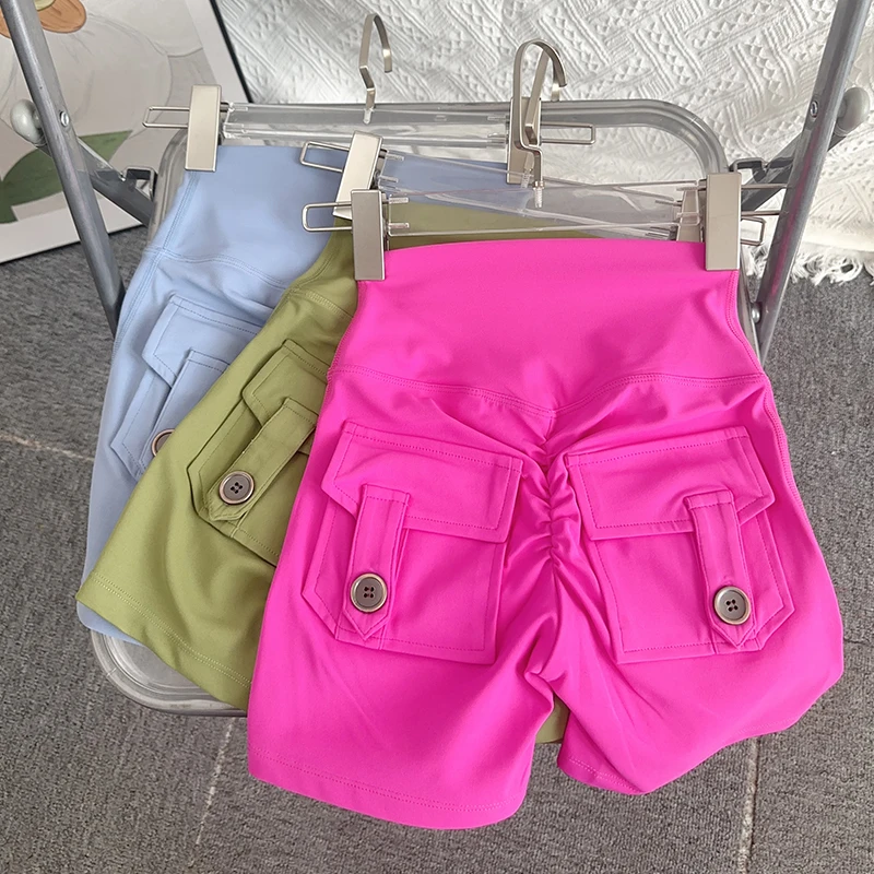 Sexy High Waist Peach Butt Pocket Yoga Shorts Quick Drying Breathable Comfort Gym Training Cycling Outdoor sports Shorts
Sexy High Waist Peach Butt Pocket Yoga Shorts Quick Drying Breathable Comfort Gym Training Cycling Outdoor sports Shorts