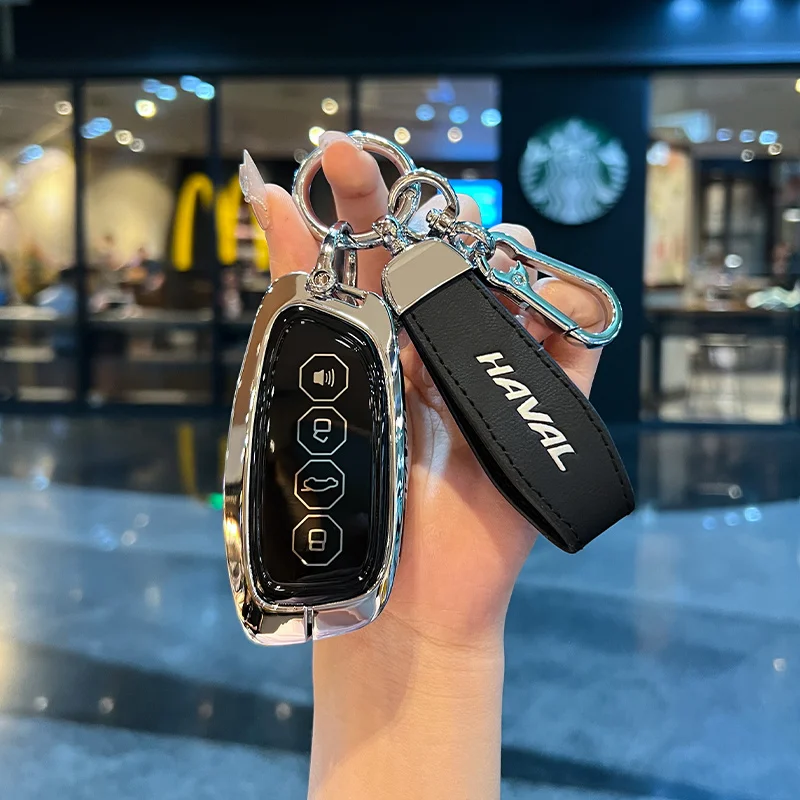 For HAVAL H9 2024 2025 H6 M6 F7 Premium Zinc Alloy and TPU Key Case Car Remote Control Key Case Keychain Accessories Trim Cover
For HAVAL H9 2024 2025 H6 M6 F7 Premium Zinc Alloy and TPU Key Case Car Remote Control Key Case Keychain Accessories Trim Cover