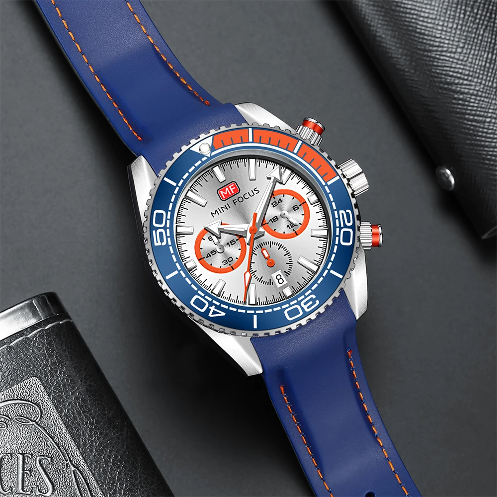MF0426G Casual Sport Chronograph Men's Watches Stainless Steel Band Wristwatch Big Dial Quartz Clock with Luminous Pointers
MF0426G Casual Sport Chronograph Men's Watches Stainless Steel Band Wristwatch Big Dial Quartz Clock with Luminous Pointers
