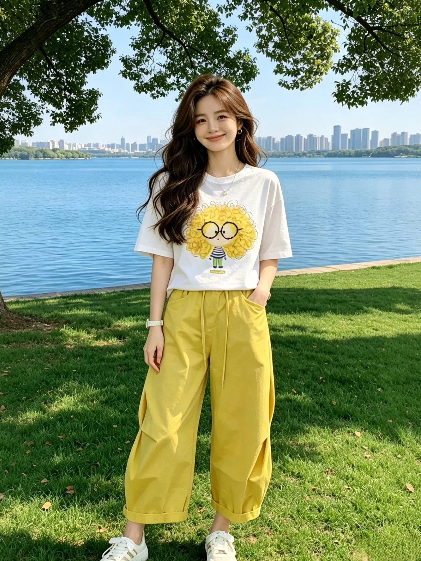 Elegant Women's Fashion Set Loose Wide Leg Pants T-Shirt Two-Piece Suit Slimming Comfortable Breathable Summer Workwear
Elegant Women's Fashion Set Loose Wide Leg Pants T-Shirt Two-Piece Suit Slimming Comfortable Breathable Summer Workwear