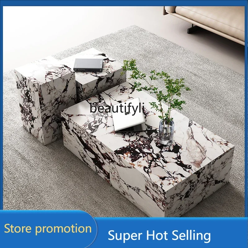 G53 V Italian minimalist rectangular simple modern side table, rock slab coffee table, new personalized designer
G53 V Italian minimalist rectangular simple modern side table, rock slab coffee table, new personalized designer