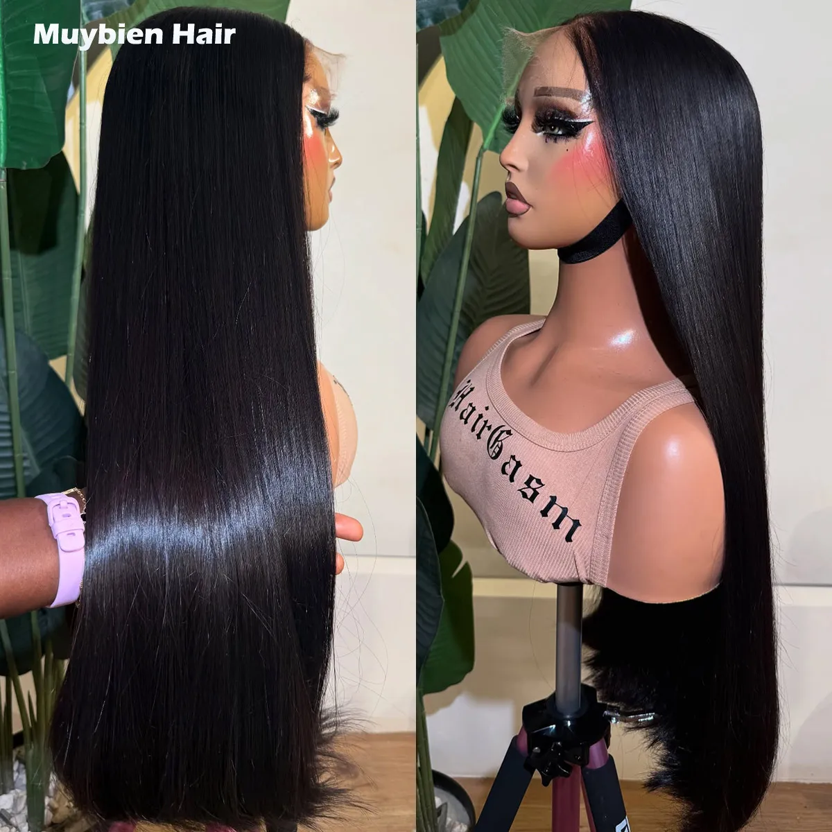 Super Double Drawn Vietnamese Bone Straight Lace Front Wig Human Hair Wear and Go Glue Free Wig for Woman 400 Density 13x4 Wigs
Super Double Drawn Vietnamese Bone Straight Lace Front Wig Human Hair Wear and Go Glue Free Wig for Woman 400 Density 13x4 Wigs