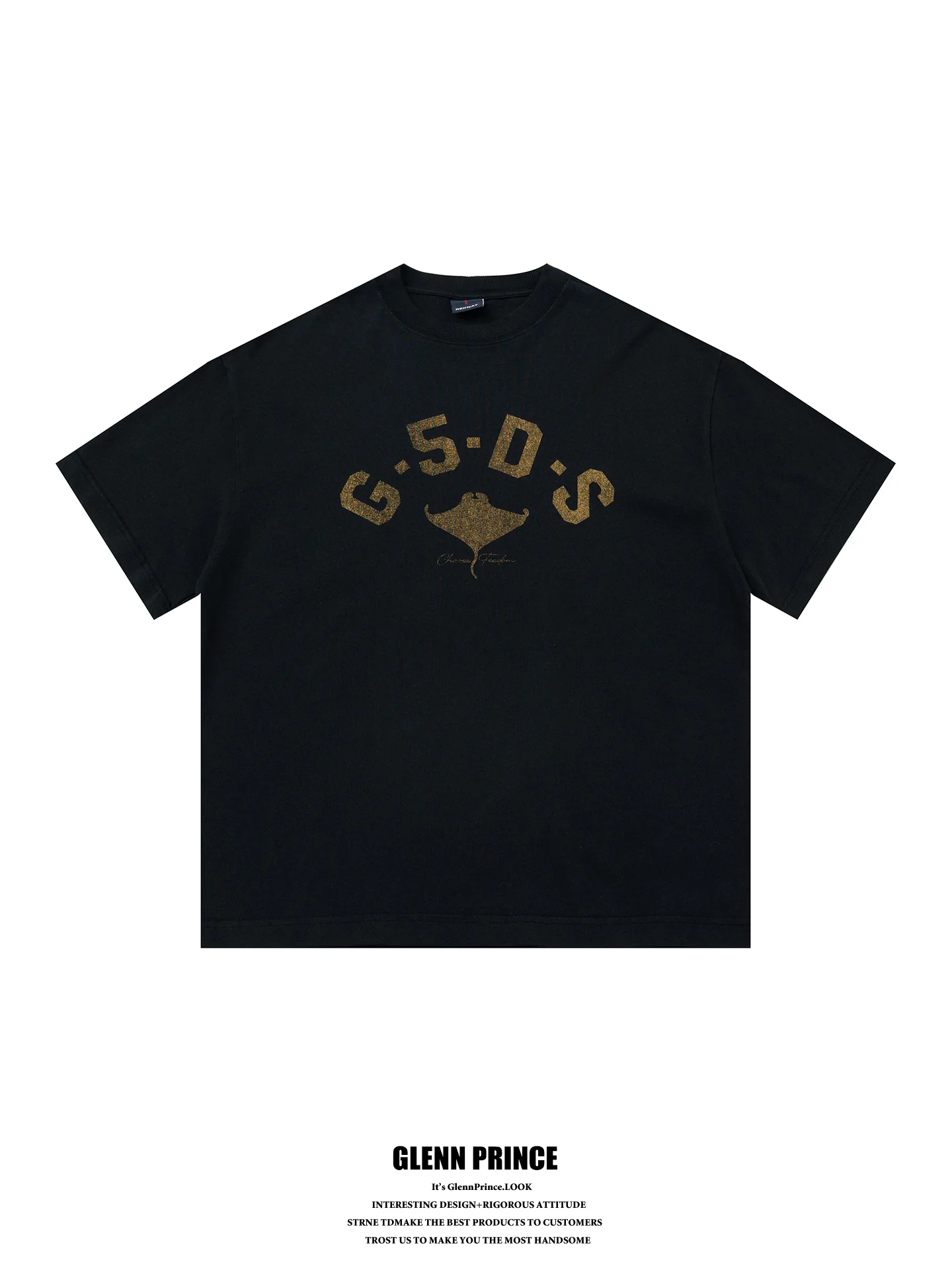 Vintage Worn-look Letter Print Short Sleeve T-shirt Heavyweight 310g Retro Style Men's Fashionable Short Length Casual Top
Vintage Worn-look Letter Print Short Sleeve T-shirt Heavyweight 310g Retro Style Men's Fashionable Short Length Casual Top