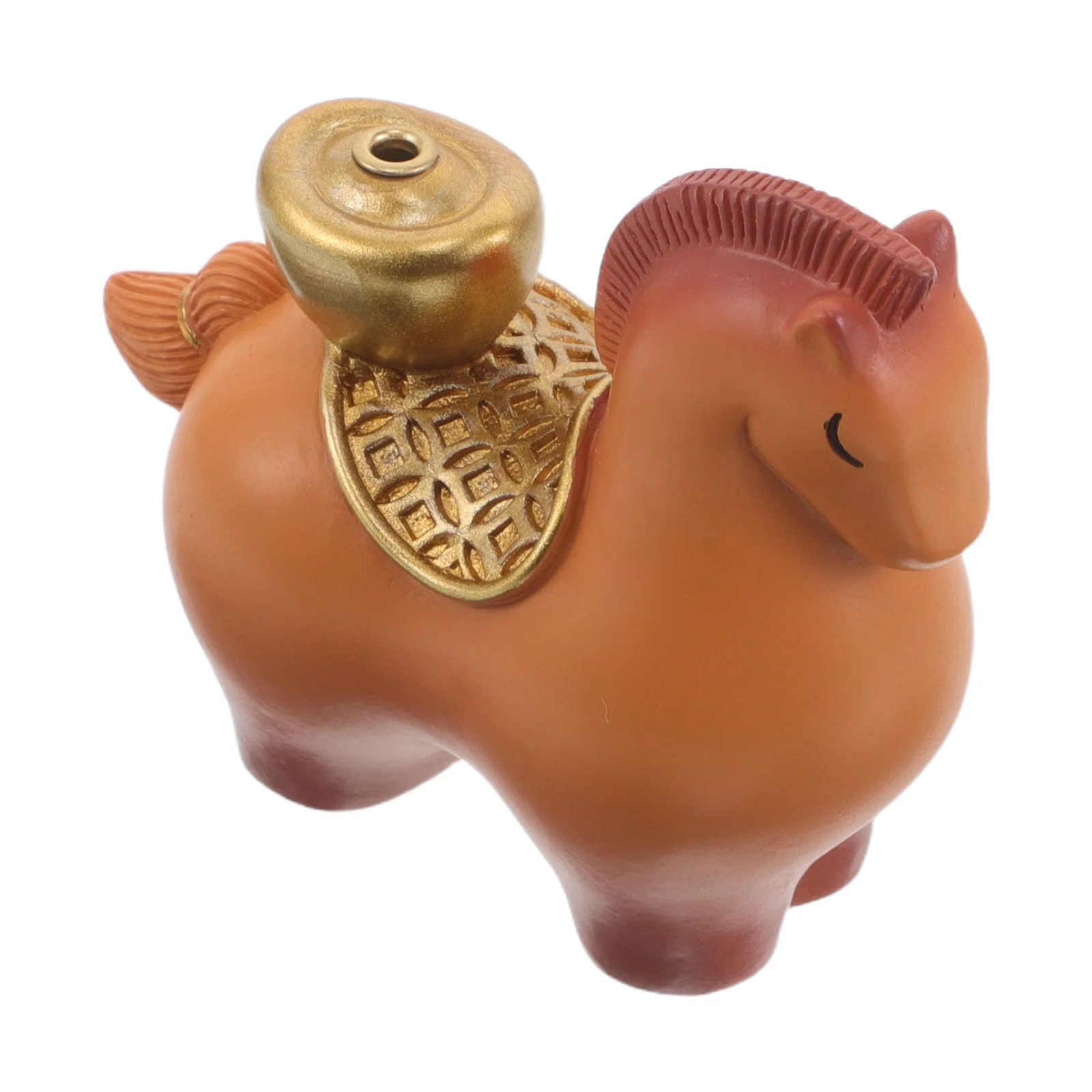 Chinese Zodiac Horse Incense Burner - 2026 New Year Horse Statue with Ingot Decorative Stick Holder for Desk Fengshui
Chinese Zodiac Horse Incense Burner - 2026 New Year Horse Statue with Ingot Decorative Stick Holder for Desk Fengshui