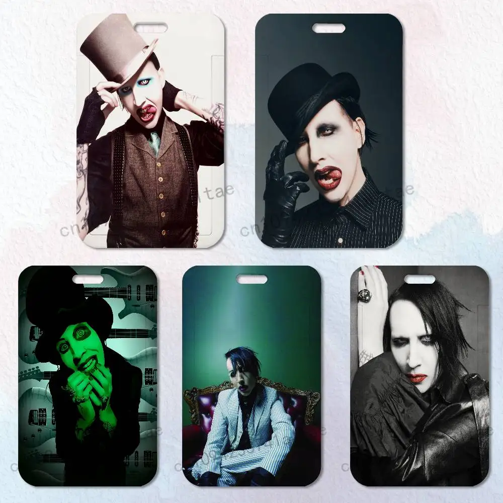 M-Marilyn M-Manson Singer Card Holder Durable With Carabiner Name Tag Vertical ID Badge Holders Credentials Protection
M-Marilyn M-Manson Singer Card Holder Durable With Carabiner Name Tag Vertical ID Badge Holders Credentials Protection
