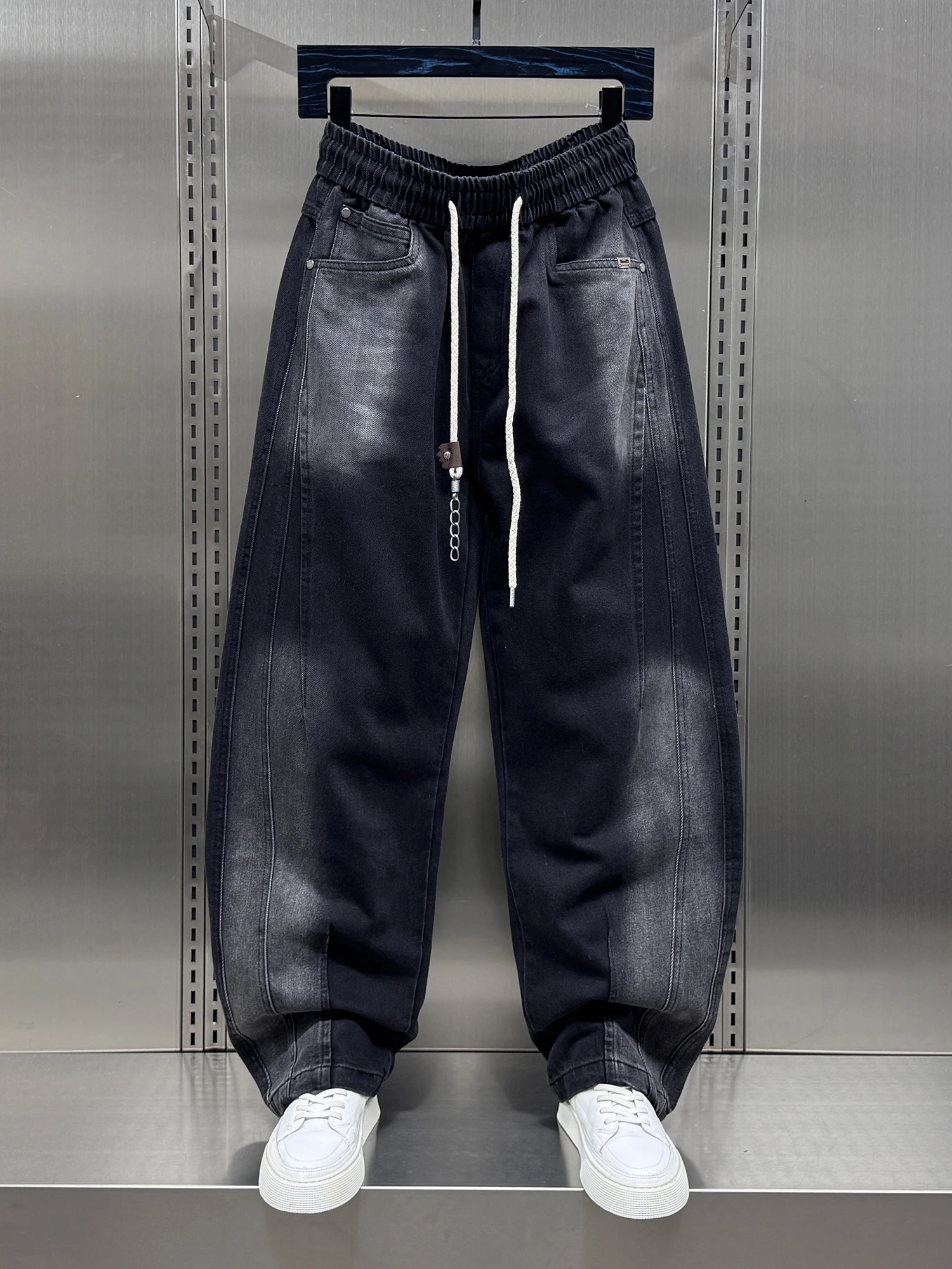 Men's Straight Leg Casual Pants adient Design Loose Splicing Waed Workwear Trousers Faionable Autumn New Sle
Men's Straight Leg Casual Pants adient Design Loose Splicing Waed Workwear Trousers Faionable Autumn New Sle